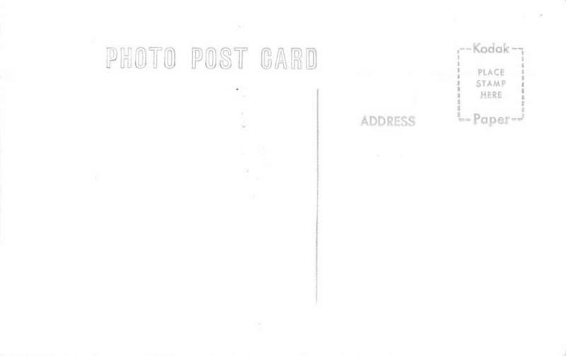 Winamac Indiana Pennsylvania Railroad train depot real photo pc Z49846