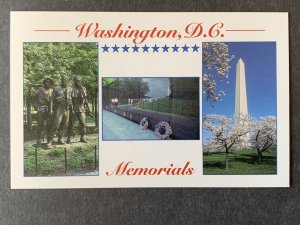 Memorials Washington DC Chrome Postcard H2271080334