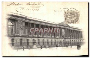Old Postcard Paris Perrault's Colonnade