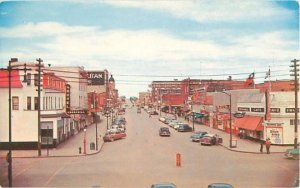 Moose Jaw Sasketchewan, Canada Main St, Hotel Churchill, Exchange Cafe Postcard