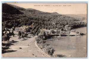 1948 Airview Campus Scenic View Lake Silver Bay New York NY Vintage Postcard 