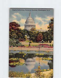 Postcard Capitol Reflections, Botanical Gardens, Washington, D. C.