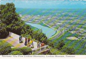 Tennessee Chattanooga Panoramic View From Lookout Observatory Lookout Mountain