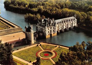 B109088 France Chenonceaux Vue aerienne du Chateau, Castle Marques