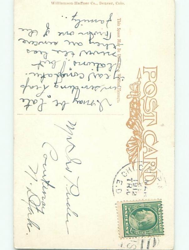 Divided-Back NEW YEAR SCENE Great Postcard W7488