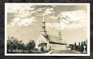 dc1135 - ST JEAN PORT JOLI Quebec 1950s Real Photo Postcard