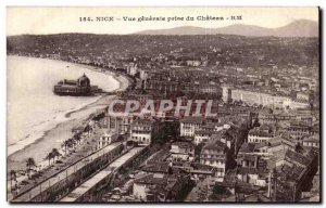 Nice Old Postcard General view Taking the castle