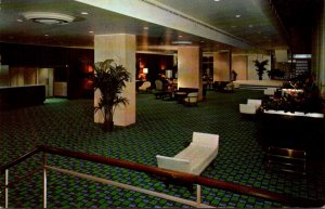 Pennsylvania Pittsburgh The Pittsburgh Hilton Hotel Lobby 1964