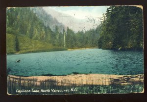 Vancouver, British Columbia/BC Canada Postcard, Capilano Lake, 1911!