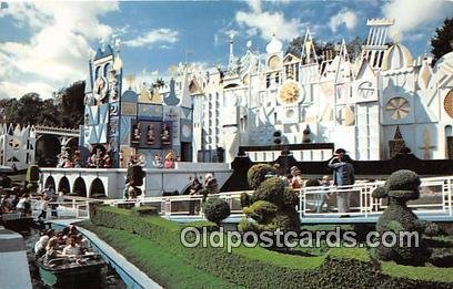 It's A Small World Disneyland, Anaheim, CA, USA 1978 Missing Stamp stain on b...