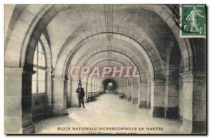 Old Postcard National Professional School of Nantes Court & # 39honneur Gallery