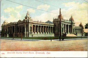 Postcard Riverside County Courthouse in Riverside, California~138606