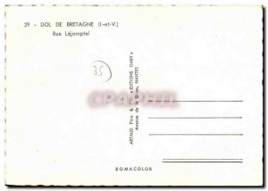 Postcard Modern Dol de Bretagne Street Lejamptel