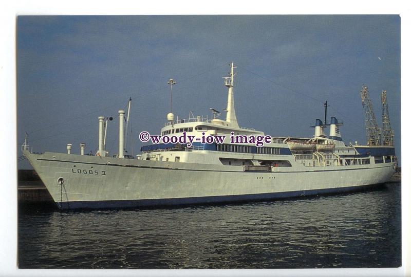 LN0613 - Maltese Liner - Logos II , built 1968 - postcard