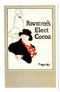 Sketch of Men, Rowntrees Elect Cocoa Advertisement