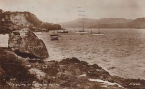 Kerrera Fishing Boat The Sound Of Oban Sea Boats Antique Postcard