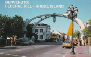 Rhode Island Providence Gateway Arch In Atwells Avenue