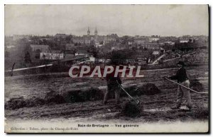 Postcard Old Bain de Bretagne Vue Generale