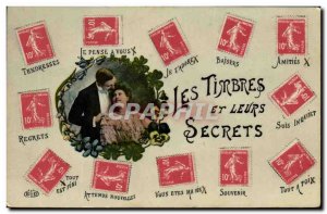 Old Postcard Fantasy stamps and their secrets Sower