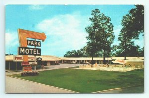 Park Motel Hotel Highway 64 Russellville Arkansas Ark Postcard Vintage