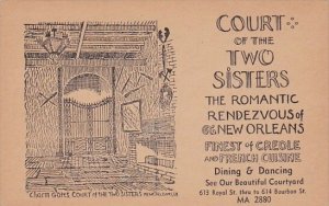 Court Of Two Sisters Restaurant New Oreleans Louisiana
