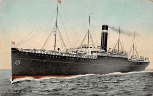 SS Merion American Line Ship Writing on back 