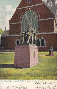 Statue Of John Harvard Harvard University Tucks