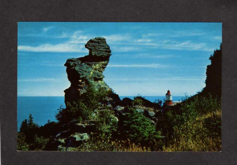 QC Gaspe La Gaspesie Cap Chat Lighthouse Quebec Canada Carte Postale Postcard