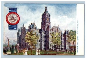 c1910's The Utah State Capitol Salt Lake City UT Tuck's Oilette Antique Postcard