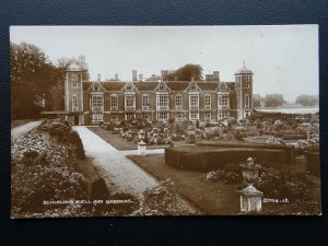 Norfolk BLICKLING HALL & GARDENS c1920's RP Postcard by Barnwell of Aylsham