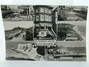 Gladwyn Hotel Eastbourne Vintage Real Photo Multiview Postcard 1970