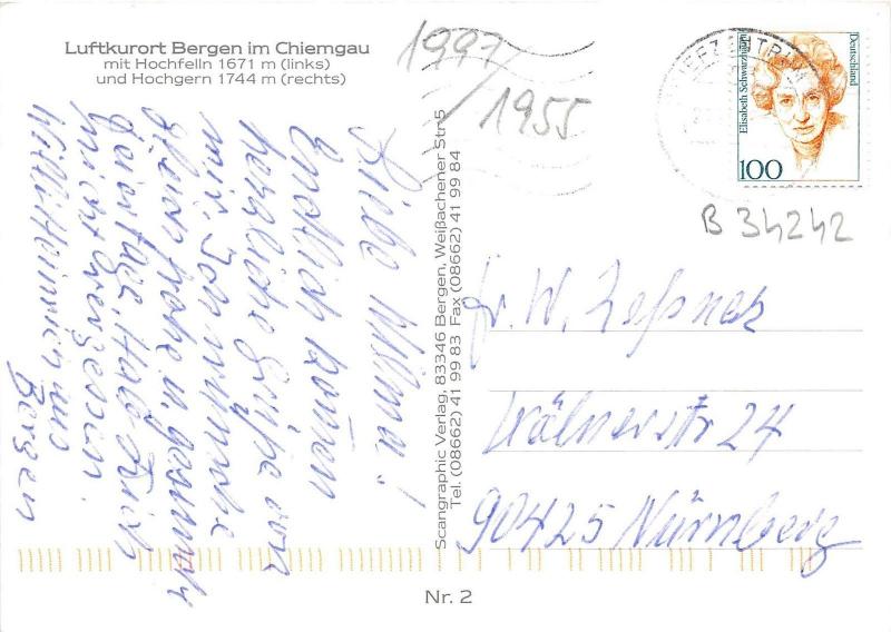 B34242 Luftkurort Bergen im Chiemgau germany