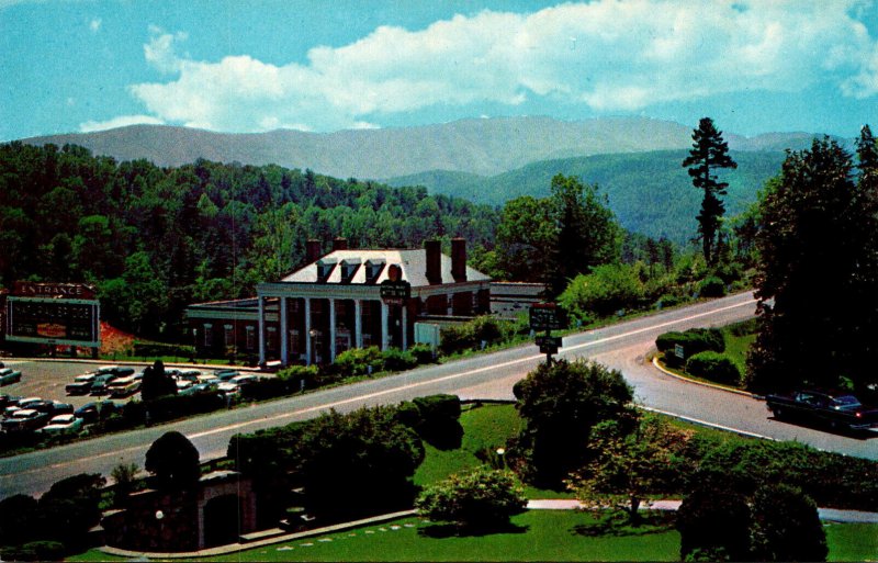 Virginia Natural Bridge View From Porch Of Hotel Showing Rockbridge Center an...