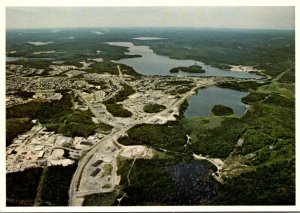 Canada Ontario Elliot Lake Aeial View