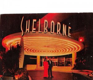 Miami Beach Florida Shelbourne Hotel Entrance 007 Disco Postcard AA110035