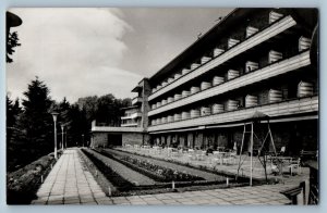 Hungary Postcard Side View of Matra State Sanatorium c1950's RPPC Photo