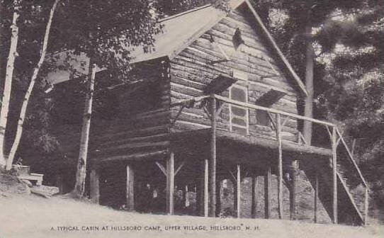 New Hampshire Hillsboro Upper Village Hillsboro Camp Typical Cabin Artvue