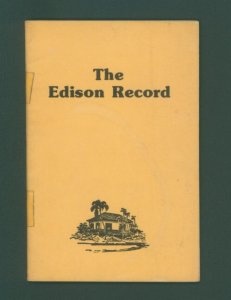 The Edison Record Booklet