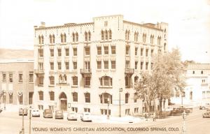 D49/ Colorado Springs Co Real Photo RPPC Postcard c1950s YWCA Building