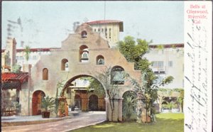 BELLS AT GLENWOOD ...View shows the different bells at the Mission Inn, 1900s