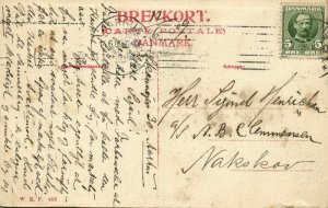 denmark, AARHUS ÅRHUS, Danske Orlogsskibe i Havn, Danish War Ships 1909 Postcard