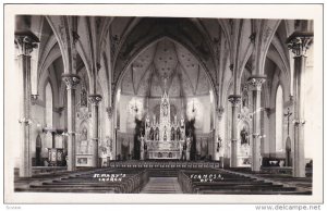 RP, Interior Of St. Mary's Church, FORMOSA, Ontario, Canada, 1930-1950s