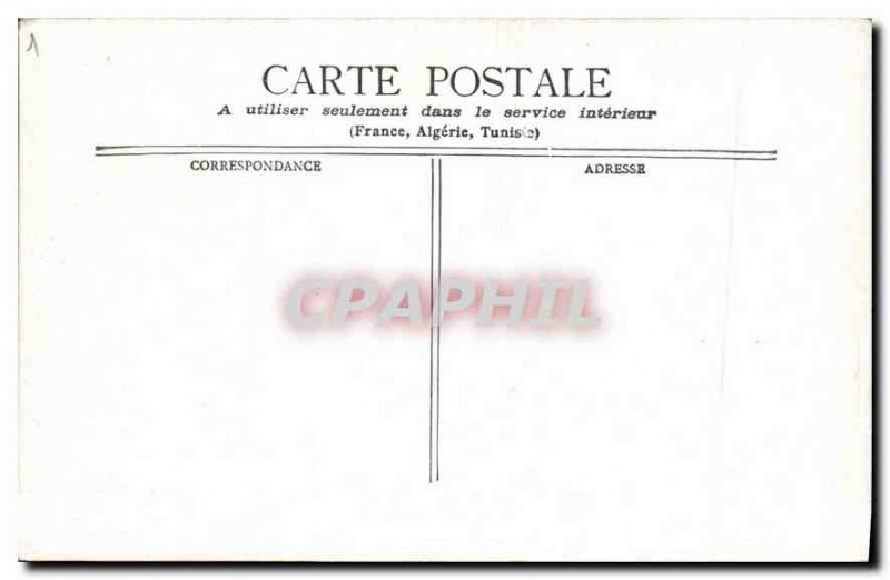 Postcard Old Paris the Park Monceau Grid