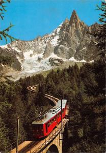 BR56260 Chamonix mont Blanc le train du montenvers chemin de fer train railway