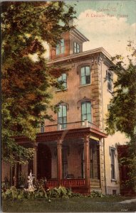 Postcard A Lincoln Avenue Home in Salem, Ohio