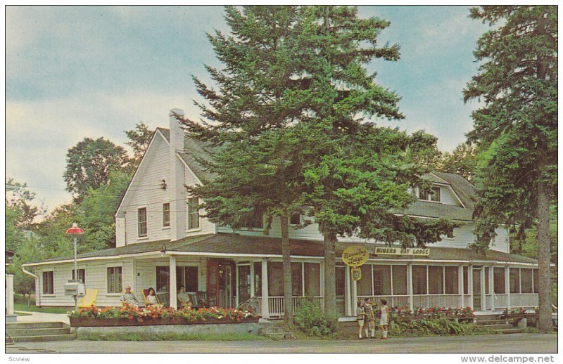 MINERS BAY, Ontario, Canada, 1940-1960´s; The Main Lodge at Mainers Bay Lodge