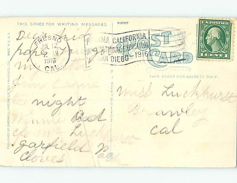 Bent Divided-Back WATER SCENE Oakland California CA hk3136