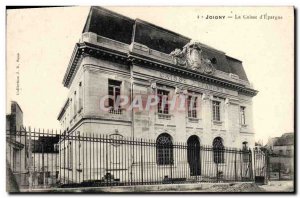 Old Postcard Bank Caisse d & # 39Epargne Joigny