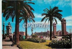 Postcard Modern Barcelona Spanish