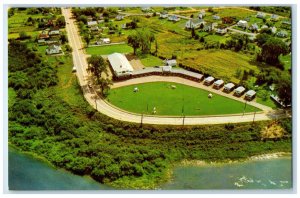 1965 Fort Nashwaak Motel Saint John River New Brunswick Canada Postcard